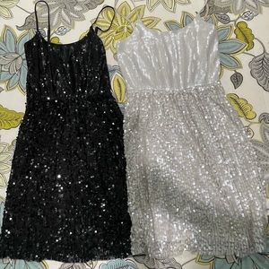 Express sequin dress bundle